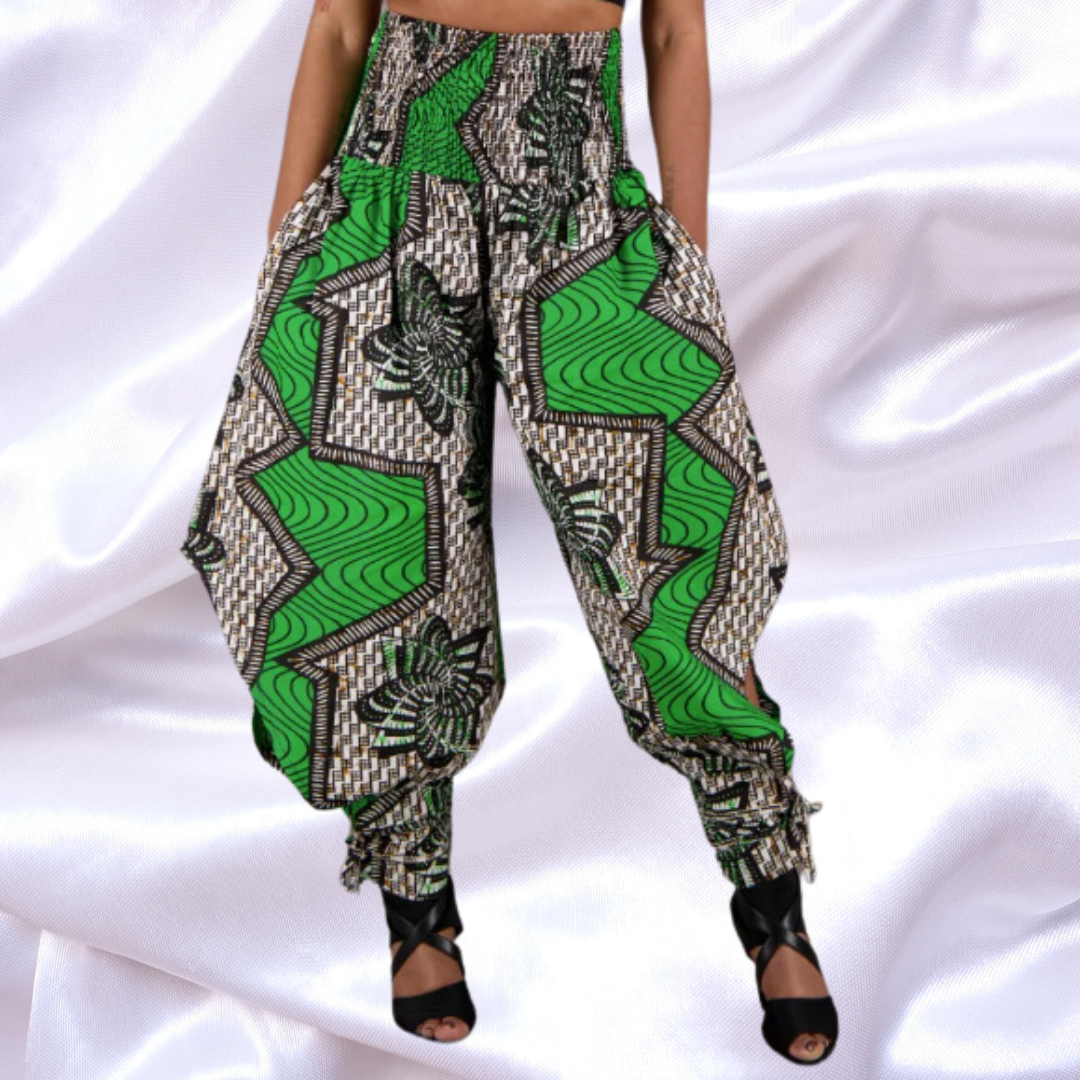 💚 Bold & Beautiful Green Harem Pants – Effortless Style & Comfort! 💚