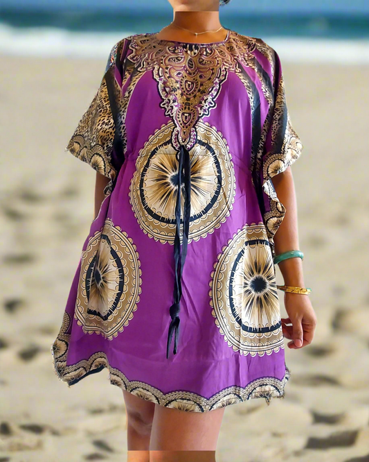 Kaftan Top/ Short Dress Assorted colors