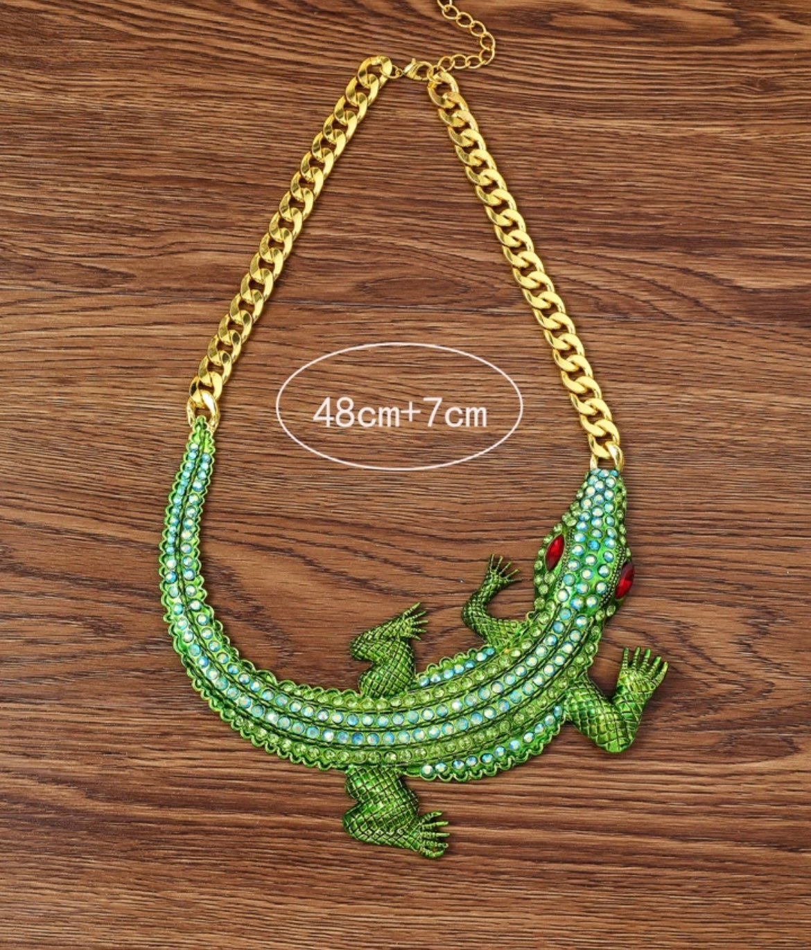 The Crocodile Statement necklace