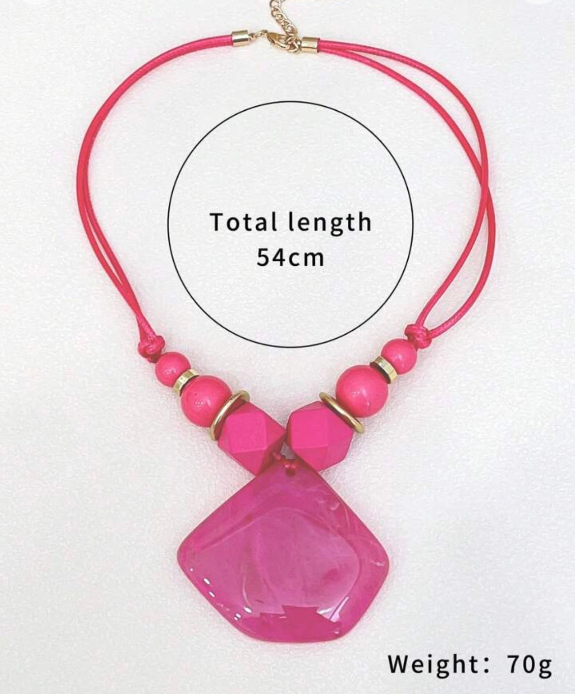The Pink Stone necklace
