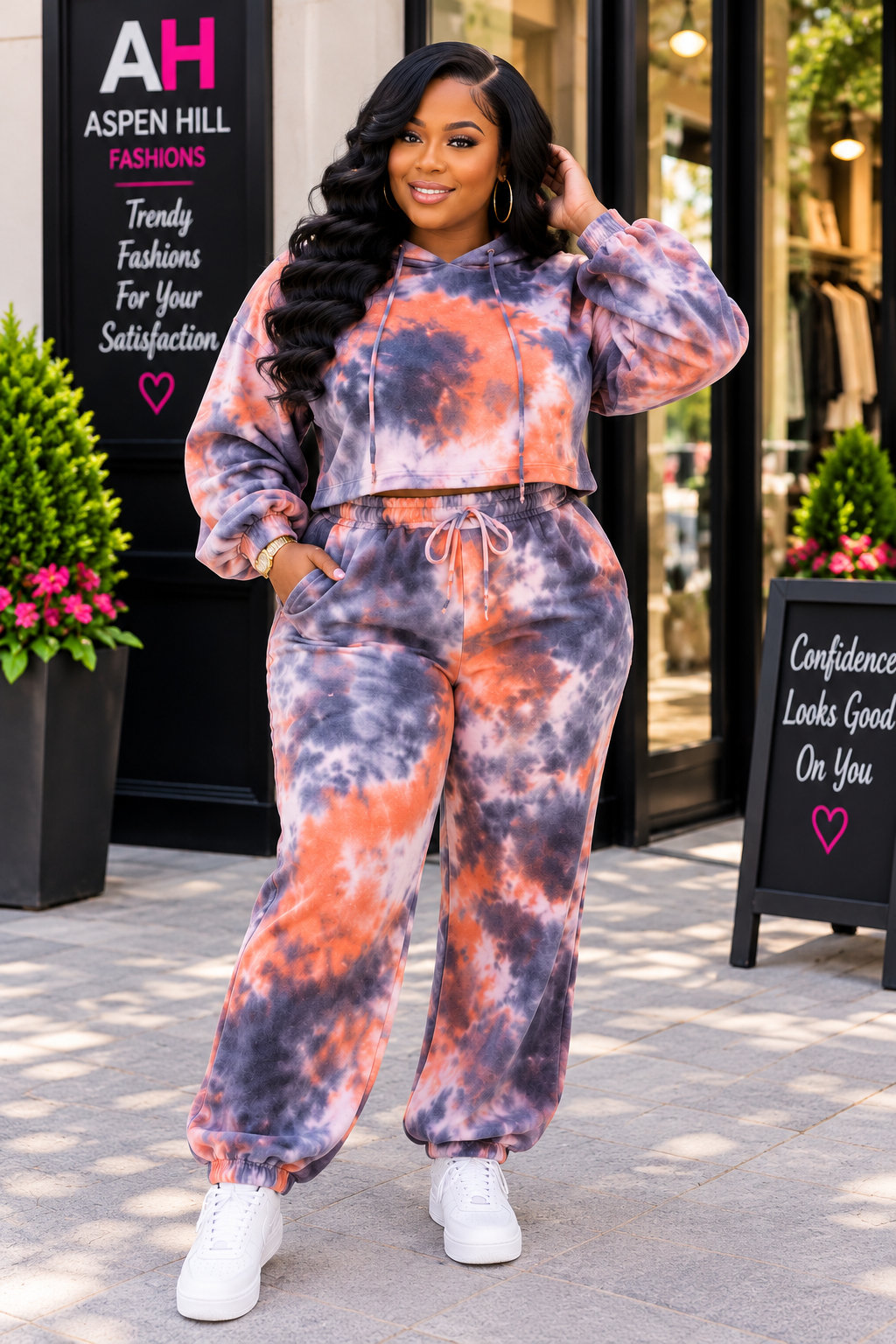 Tie Dye 3-Piece Lounge Set