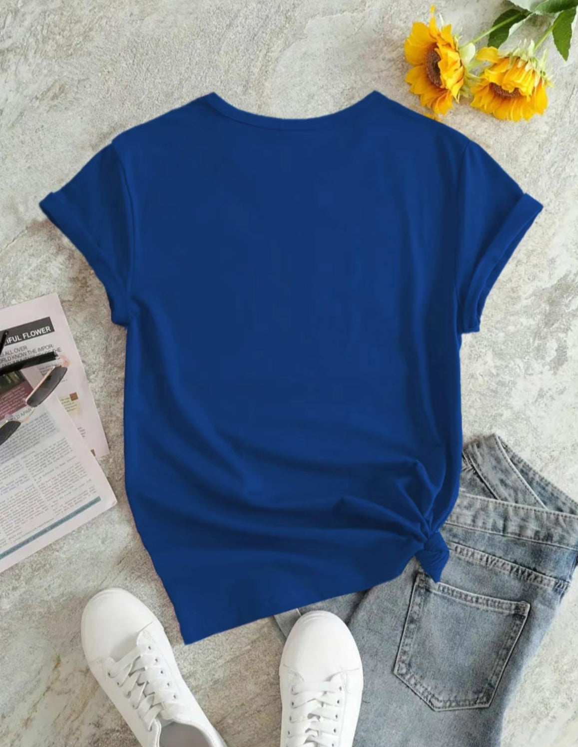 Blue self love t shirt