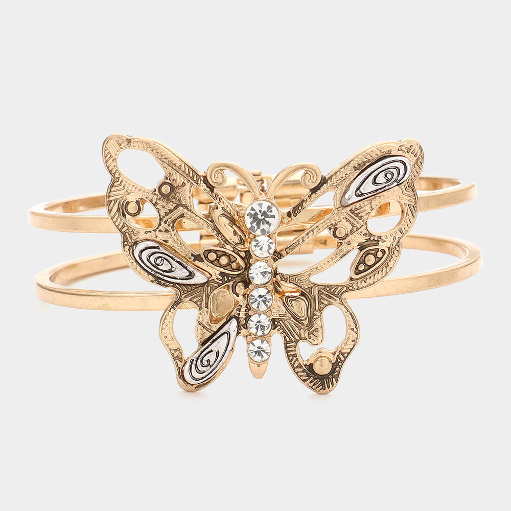 The golden butterfly bracelet