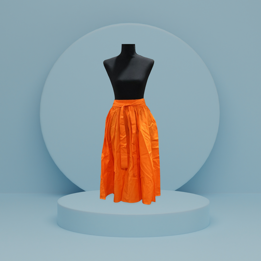 🖤 Timeless  Orange Skirt – Chic, Versatile & Comfortable 🖤