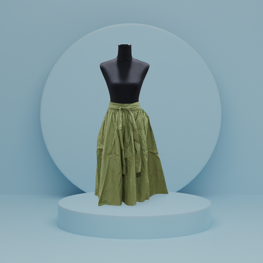 🖤 Timeless  Green Midi Skirt – Chic, Versatile & Comfortable 🖤