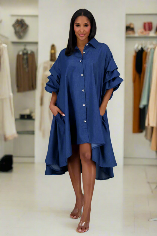 Blue Denim Dress