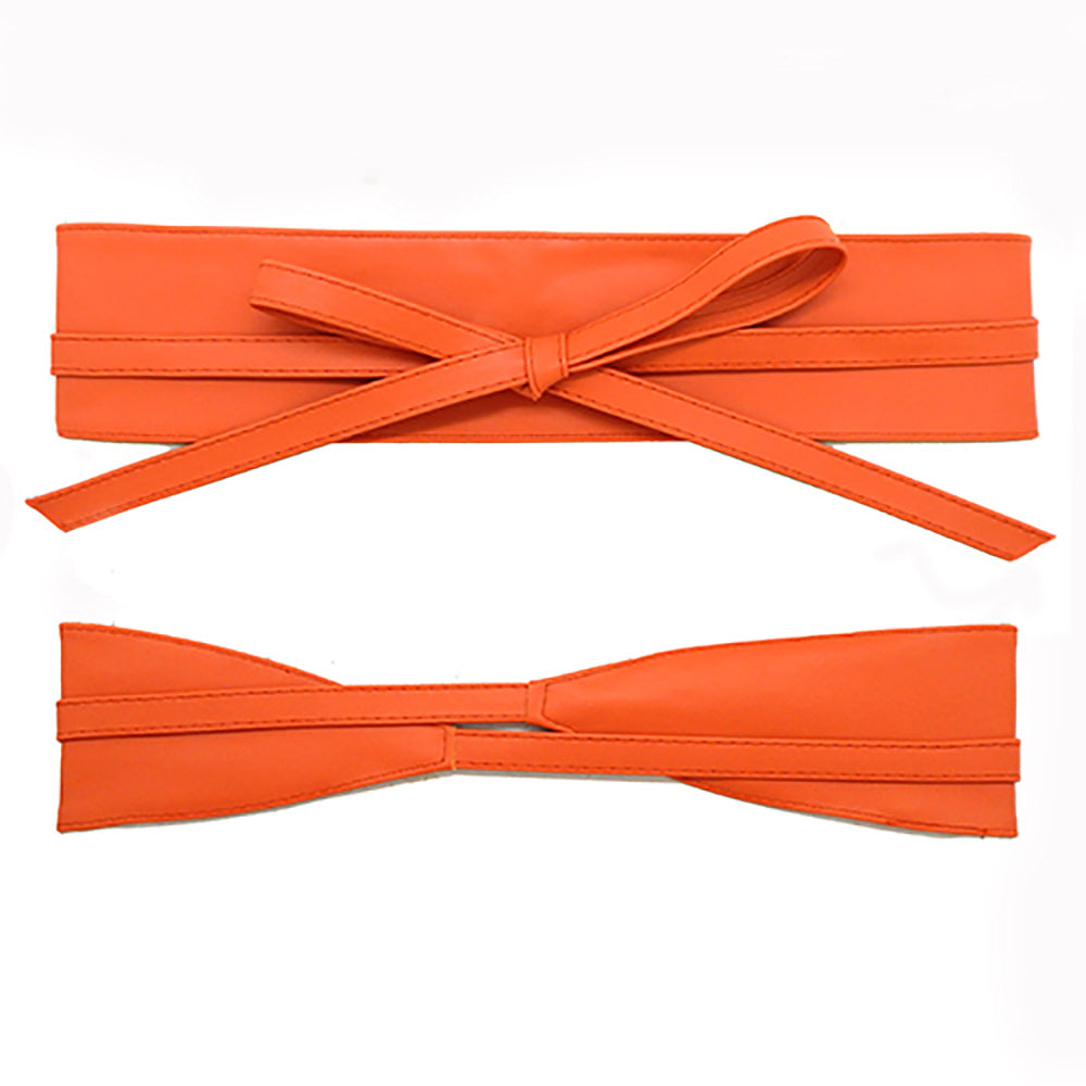 Curve Magic Faux Leather Wrap Belt