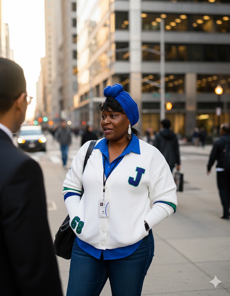 The White Cardigan Sweater